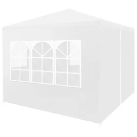 Weißes Festzelt 3x3 m von vidaXL, Zelte und Pavillons - Ref: Foro24-45096, Preis: 76,71 €, Rabatt: %
