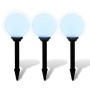 Gartenweglampen 3 Stück LED 20 cm mit Erdspieß von vidaXL, Außenbeleuchtung - Ref: Foro24-40864, Preis: 52,51 €, Rabatt: %