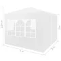 Carpa para celebraciones blanco 3x3 m de vidaXL, Carpas y cenadores - Ref: Foro24-45096, Precio: 76,87 €, Descuento: %
