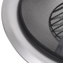 Brasero de jardín con parrilla acero inoxidable 76 cm de vidaXL, Chimeneas - Ref: Foro24-46530, Precio: 151,07 €, Descuento: %