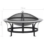 Garden brazier with stainless steel grill 76 cm by vidaXL, Chimneys - Ref: Foro24-46530, Price: 151,66 €, Discount: %