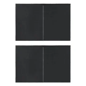 Walls for party tents with zipper 2 pcs PE anthracite by vidaXL, Tents and gazebos - Ref: Foro24-45118, Price: 22,05 €, Disco...
