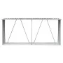 Green galvanized steel firewood box 330x84x152 cm by vidaXL, Accessories for bags and firewood holders - Ref: Foro24-47083, P...