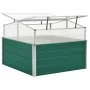 Invernadero de acero galvanizado verde 100x100x77 cm de vidaXL, Maceteros y jardineras - Ref: Foro24-47020, Precio: 88,69 €, ...