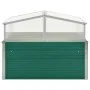 Invernadero de acero galvanizado verde 100x100x77 cm de vidaXL, Maceteros y jardineras - Ref: Foro24-47020, Precio: 88,69 €, ...