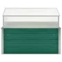 Invernadero de acero galvanizado verde 100x100x77 cm de vidaXL, Maceteros y jardineras - Ref: Foro24-47020, Precio: 88,69 €, ...
