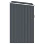 Gartenhaus aus anthrazitfarbenem, verzinktem Stahl, 87 x 98 x 159 cm von vidaXL, Schuppen - Ref: Foro24-46291, Preis: 120,82 ...