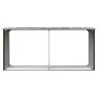 Brauner Brennholzkasten aus verzinktem Stahl, 330 x 92 x 153 cm von vidaXL, Zubehör für Taschen und Brennholzhalter - Ref: Fo...
