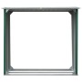 Gartenschuppen für Brennholz, grün verzinkter Stahl, 172 x 91 x 154 cm von vidaXL, Zubehör für Taschen und Brennholzhalter - ...
