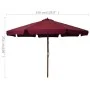 Gartenschirm mit burgunderfarbenem Holzmast 330 cm von vidaXL, Sonnenschirme - Ref: Foro24-47216, Preis: 119,40 €, Rabatt: %