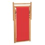 Klappbarer Strandstuhl aus massivem Teakholz, rot von vidaXL, Gartenstühle - Ref: Foro24-47417, Preis: 65,38 €, Rabatt: %