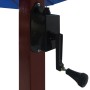 Sombrilla de jardín colgante con palo de madera azul 400x300cm de vidaXL, Sombrillas - Ref: Foro24-47123, Precio: 145,45 €, D...