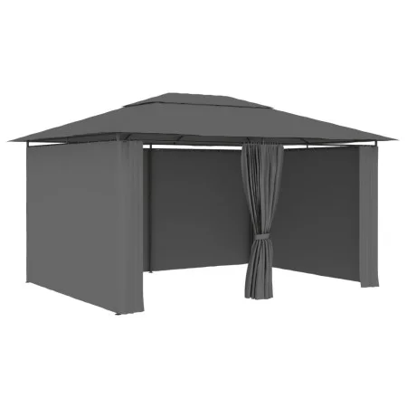 Garden tent with anthracite gray curtains 4x3 m by vidaXL, Tents and gazebos - Ref: Foro24-47960, Price: 283,41 €, Discount: %