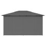 Garden tent with anthracite gray curtains 4x3 m by vidaXL, Tents and gazebos - Ref: Foro24-47960, Price: 462,92 €, Discount: %