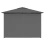 Garden tent with anthracite gray curtains 4x3 m by vidaXL, Tents and gazebos - Ref: Foro24-47960, Price: 283,41 €, Discount: %