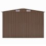 Brown galvanized steel garden shed 257x990x181 cm by vidaXL, Sheds - Ref: Foro24-47039, Price: 1,00 €, Discount: %