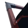 Hängender Sonnenschirm mit schwarzer Holzstange 400x300cm von vidaXL, Sonnenschirme - Ref: Foro24-47122, Preis: 147,44 €, Rab...