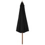 Garden umbrella with black wooden pole 330 cm by vidaXL, Umbrellas - Ref: Foro24-47218, Price: 114,33 €, Discount: %
