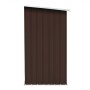 Holzlege aus feuerverzinktem Stahl in Braun 163x83x154 cm von vidaXL, Zubehör für Taschen und Brennholzhalter - Ref: Foro24-4...