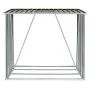 Holzlege aus feuerverzinktem Stahl in Braun 163x83x154 cm von vidaXL, Zubehör für Taschen und Brennholzhalter - Ref: Foro24-4...