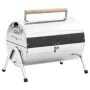 Barbacoa de carbón de sobremesa acero inoxidable doble parrilla de vidaXL, Barbacoas - Ref: Foro24-47852, Precio: 65,70 €, De...