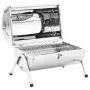 Stainless steel double grill tabletop charcoal barbecue by vidaXL, Barbecues - Ref: Foro24-47852, Price: 65,70 €, Discount: %