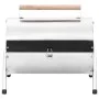 Stainless steel double grill tabletop charcoal barbecue by vidaXL, Barbecues - Ref: Foro24-47852, Price: 65,70 €, Discount: %