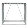 Anthracite gray galvanized steel firewood box 163x83x154 cm by vidaXL, Accessories for bags and firewood holders - Ref: Foro2...