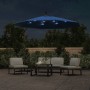 Cantilever umbrella with LED lights and light blue steel pole 300 cm by vidaXL, Umbrellas - Ref: Foro24-47137, Price: 131,47 ...