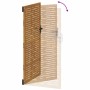 Puerta de jardín acero corten diseño cuadrado 105x205 cm