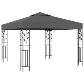 Anthracite gray gazebo 3x3 m by vidaXL, Tents and gazebos - Ref: Foro24-47946, Price: 227,31 €, Discount: %