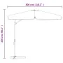 Garden umbrella with steel pole 300 cm taupe by vidaXL, Umbrellas - Ref: Foro24-47315, Price: 114,03 €, Discount: %
