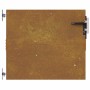 Puerta de jardín acero corten 85x75 cm