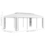 Cenador con doble techo blanco 3x6 m by vidaXL, Tents and gazebos - Ref: Foro24-47951, Price: 323,66 €, Discount: %