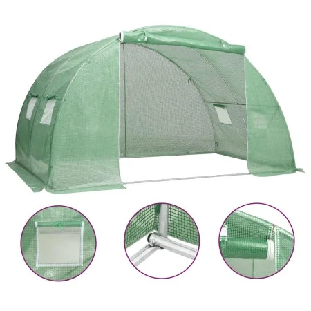 Greenhouse 8 m² 2x4x2 m by vidaXL, Greenhouses - Ref: Foro24-48159, Price: 183,10 €, Discount: %