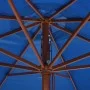 Gartenschirm mit blauem Holzmast 350 cm von vidaXL, Sonnenschirme - Ref: Foro24-47139, Preis: 106,72 €, Rabatt: %