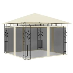 Cenador con mosquitera color crema 3x3x2,73 m 180 g/m² de vidaXL, Carpas y cenadores - Ref: Foro24-47969, Precio: 296,72 €, D...