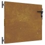 Puerta de jardín acero corten 85x100 cm