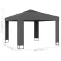 Gazebo with double anthracite gray roof 3x3 m by vidaXL, Tents and gazebos - Ref: Foro24-47952, Price: 239,85 €, Discount: %
