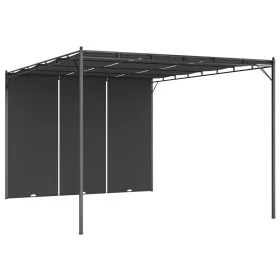 Garden gazebo with anthracite gray side curtain 4x3x2.25 m by vidaXL, Tents and gazebos - Ref: Foro24-47996, Price: 232,07 €,...