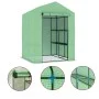 Gewächshaus mit Stahlregalen 143x143x195 cm von vidaXL, Gewächshäuser - Ref: Foro24-48167, Preis: 116,05 €, Rabatt: %
