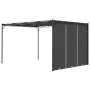Garden gazebo with anthracite gray side curtain 4x3x2.25 m by vidaXL, Tents and gazebos - Ref: Foro24-47996, Price: 232,07 €,...
