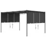 Gartenpavillon mit anthrazitgrauem Seitenvorhang 4x3x2,25 m von vidaXL, Zelte und Pavillons - Ref: Foro24-47996, Preis: 234,0...