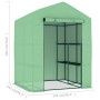 Gewächshaus mit Stahlregalen 143x143x195 cm von vidaXL, Gewächshäuser - Ref: Foro24-48167, Preis: 118,30 €, Rabatt: %