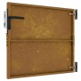 Puerta de jardín acero corten 85x100 cm