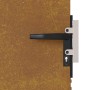 Puerta de jardín acero corten 85x100 cm