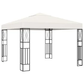 Cream-colored 3x3 m gazebo by vidaXL, Tents and gazebos - Ref: Foro24-48005, Price: 231,69 €, Discount: %