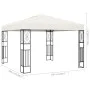 Pavillon aus cremefarbenem Stoff 3x3 m von vidaXL, Zelte und Pavillons - Ref: Foro24-48005, Preis: 231,52 €, Rabatt: %