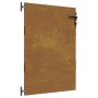 Puerta de jardín acero corten 85x125 cm
