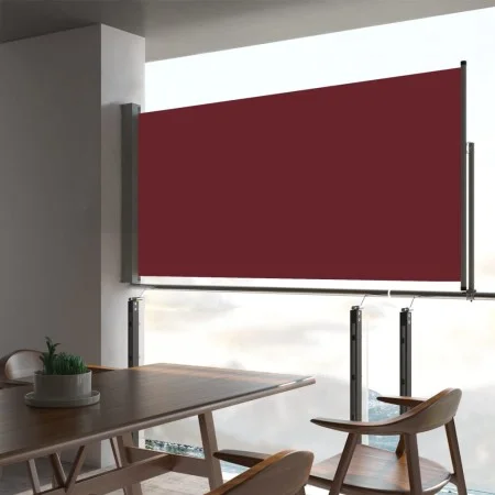 Red garden retractable side awning 80x300 cm by vidaXL, Umbrellas - Ref: Foro24-48363, Price: 57,64 €, Discount: %